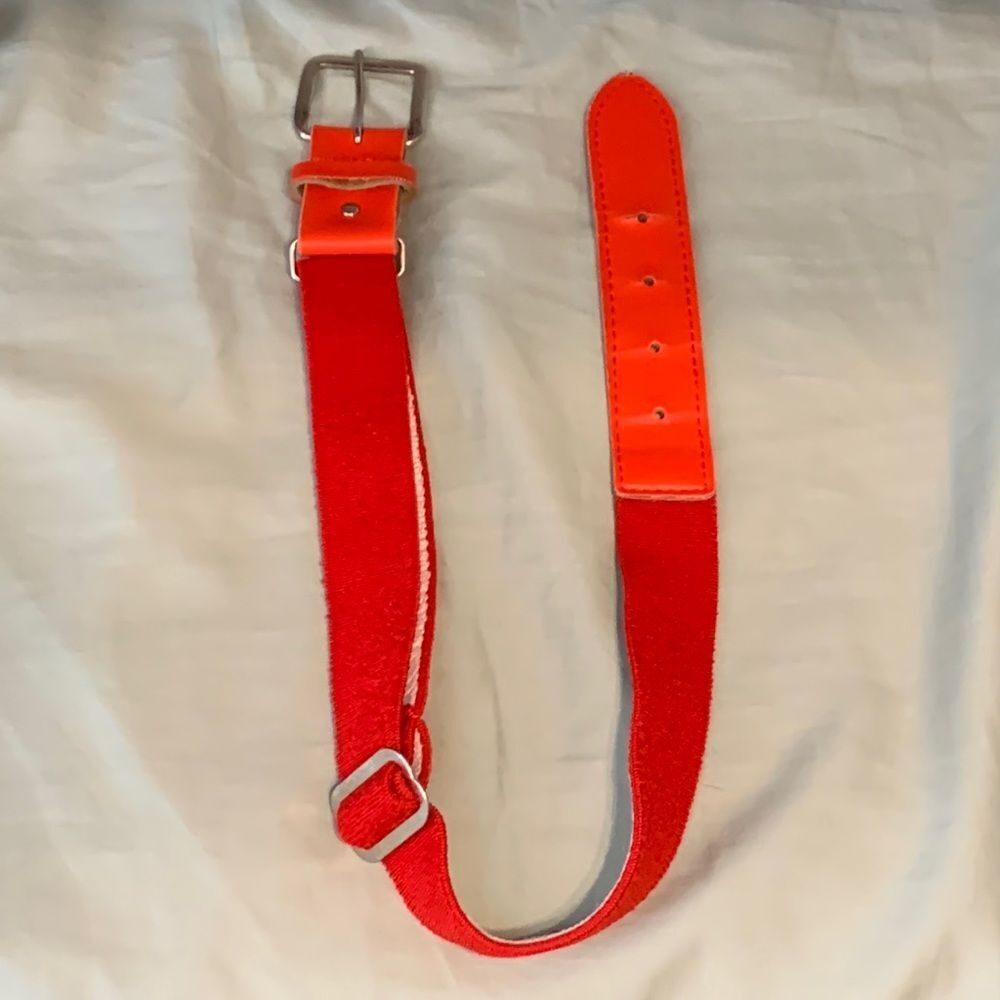 Baseball Softball Boys Girls Adjustable Elastic Athletic Belt Red Unisex OS